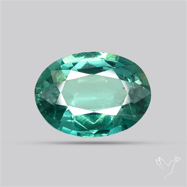 Natural Green Kyanite Rare Deep Green Faceted Fine Gemstone