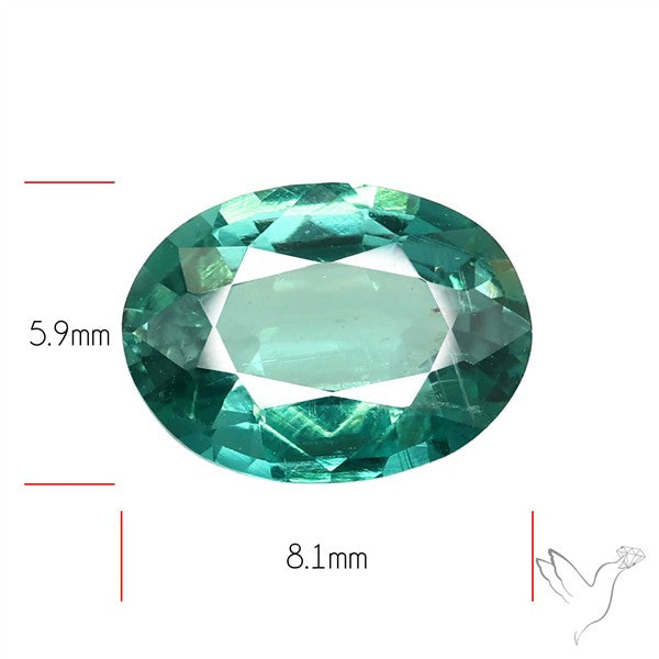 Natural Green Kyanite Rare Deep Green Faceted Fine Gemstone