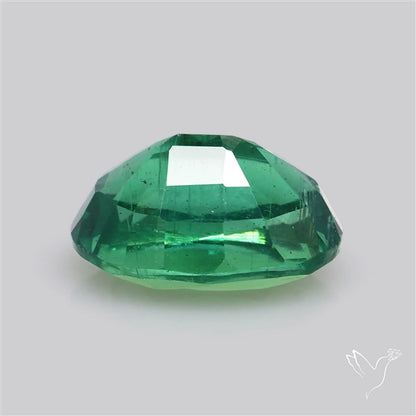 Natural Green Kyanite Rare Deep Green Faceted Fine Gemstone
