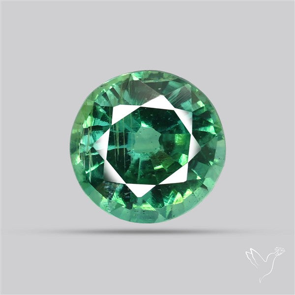 Natural Green Kyanite Rare Deep Green Faceted Fine Gemstone