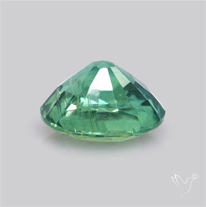 Natural Green Kyanite Rare Deep Green Faceted Fine Gemstone