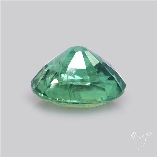 Natural Green Kyanite Rare Deep Green Faceted Fine Gemstone