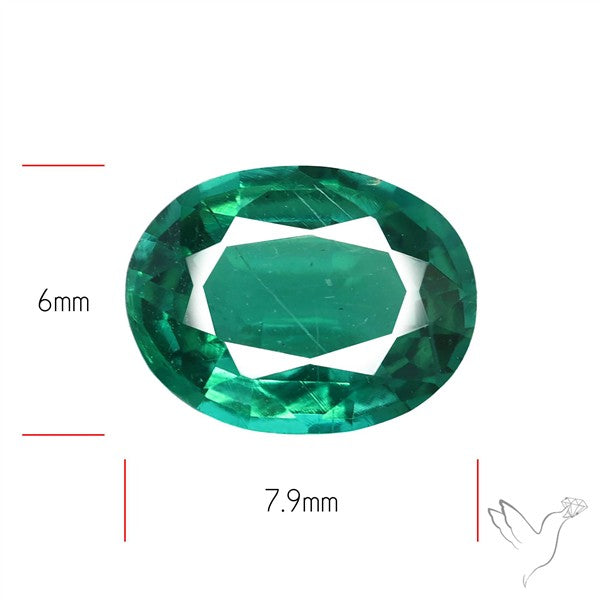 Natural Green Kyanite Rare Deep Green Faceted Fine Gemstone