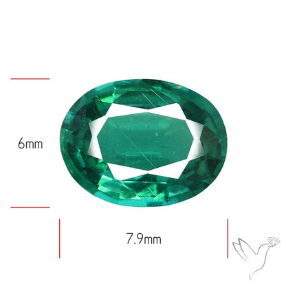 Natural Green Kyanite Rare Deep Green Faceted Fine Gemstone