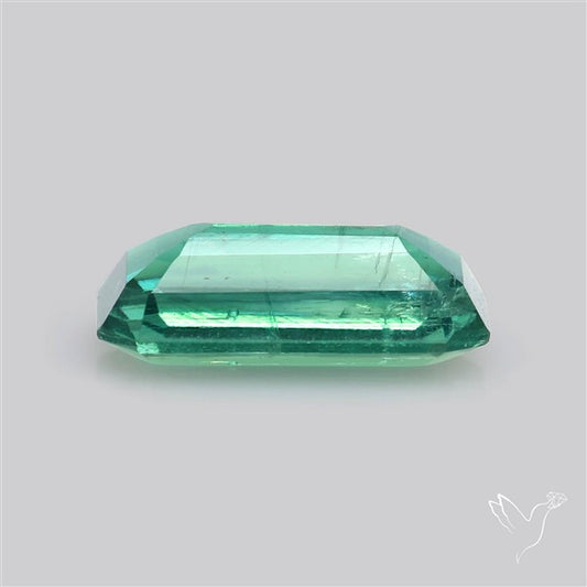 Natural Green Kyanite Rare Deep Green Faceted Fine Gemstone