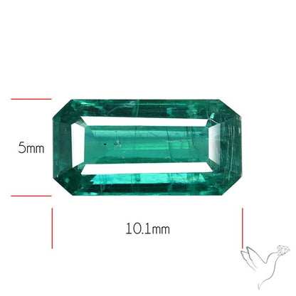Natural Green Kyanite Rare Deep Green Faceted Fine Gemstone