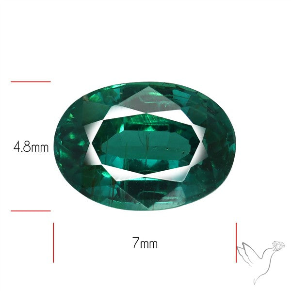 Natural Green Kyanite Rare Deep Green Faceted Fine Gemstone