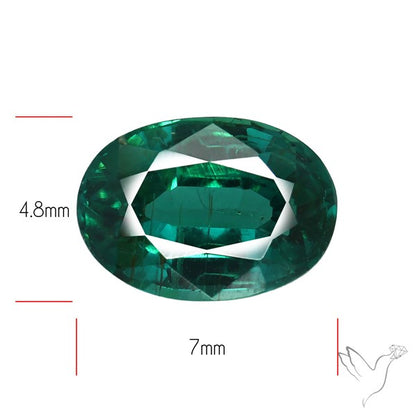 Natural Green Kyanite Rare Deep Green Faceted Fine Gemstone