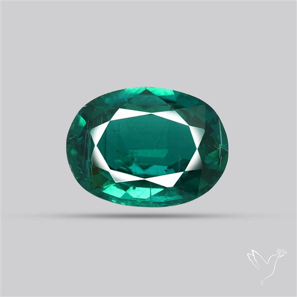 Natural Green Kyanite Rare Deep Green Faceted Fine Gemstone