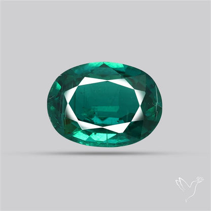 Natural Green Kyanite Rare Deep Green Faceted Fine Gemstone