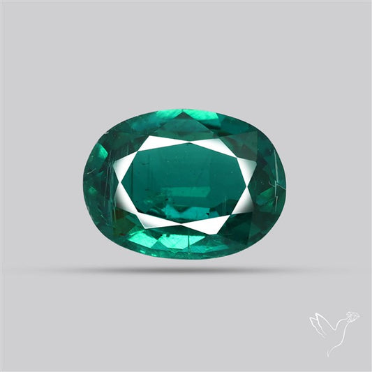 Natural Green Kyanite Rare Deep Green Faceted Fine Gemstone