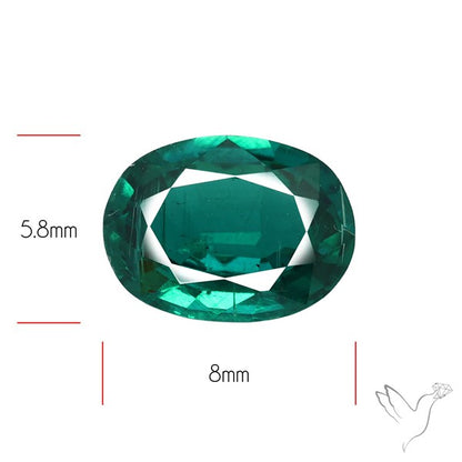 Natural Green Kyanite Rare Deep Green Faceted Fine Gemstone