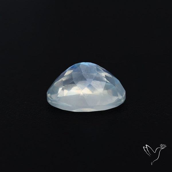 Indian Rainbow Moonstone Faceted Fine Gemstone High Grade