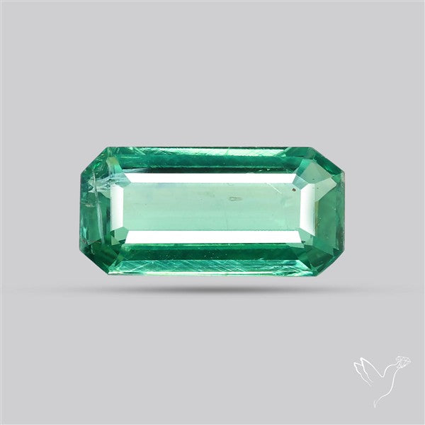 Natural Green Kyanite Rare Deep Green Faceted Fine Gemstone