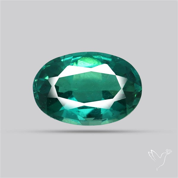 Natural Green Kyanite Rare Deep Green Faceted Fine Gemstone