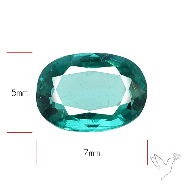Natural Green Kyanite Rare Deep Green Faceted Fine Gemstone