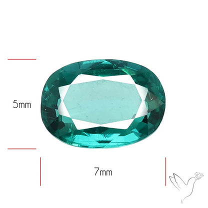 Natural Green Kyanite Rare Deep Green Faceted Fine Gemstone