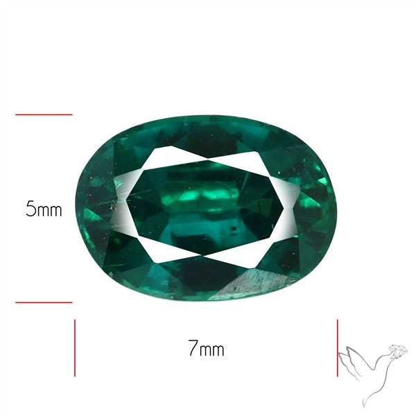 Natural Green Kyanite Rare Deep Green Faceted Fine Gemstone