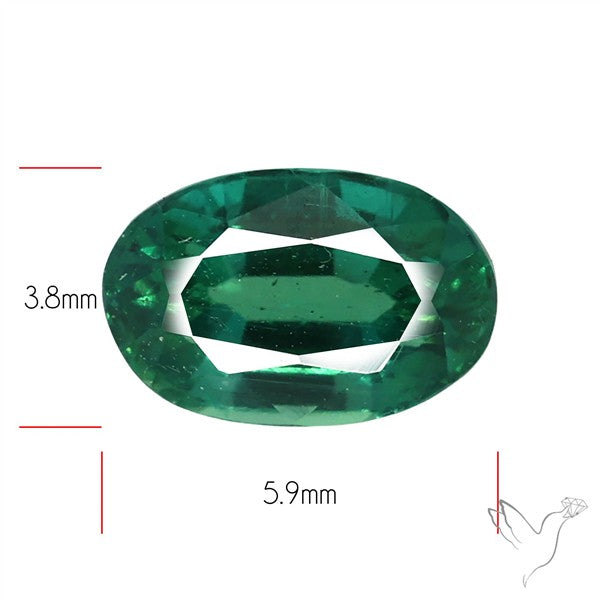 Natural Green Kyanite Rare Deep Green Faceted Fine Gemstone