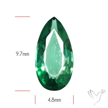 Natural Green Kyanite Rare Deep Green Faceted Fine Gemstone