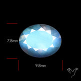 Indian Rainbow Moonstone Faceted Fine Gemstone High Grade