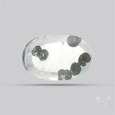 Rare Pyrite Included Quartz Cabochon