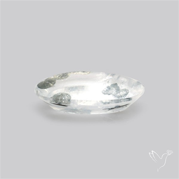 Rare Pyrite Included Quartz Cabochon