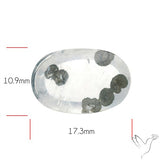 Rare Pyrite Included Quartz Cabochon
