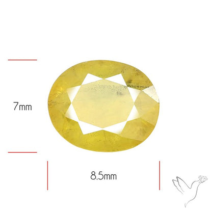 Yellow Sapphire Faceted Fine Gemstone