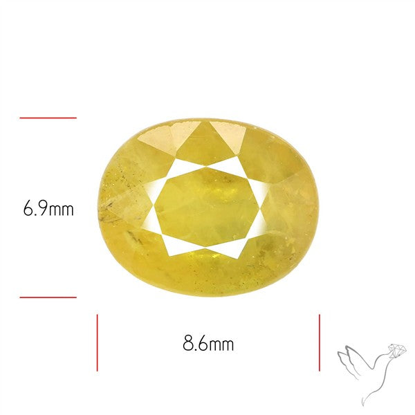 Yellow Sapphire Faceted Fine Gemstone