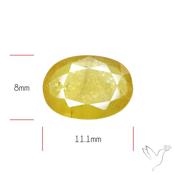 Yellow Sapphire Faceted Fine Gemstone