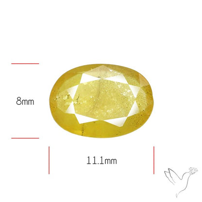 Yellow Sapphire Faceted Fine Gemstone