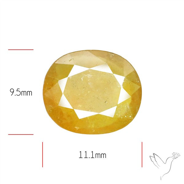 Yellow Sapphire Faceted Fine Gemstone