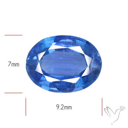 Blue Kyanite Faceted High Grade Fine Gemstone