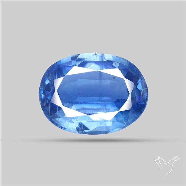 Blue Kyanite Faceted High Grade Fine Gemstone