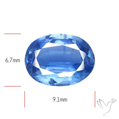Blue Kyanite Faceted High Grade Fine Gemstone