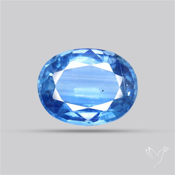 Blue Kyanite Faceted High Grade Fine Gemstone
