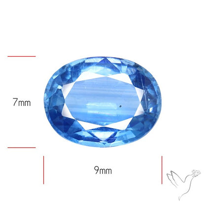 Blue Kyanite Faceted High Grade Fine Gemstone