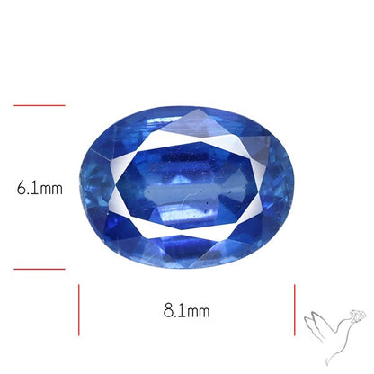 Blue Kyanite Faceted High Grade Fine Gemstone