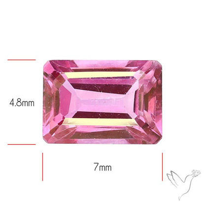 Faceted Pink Topaz