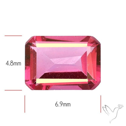 Faceted Pink Topaz