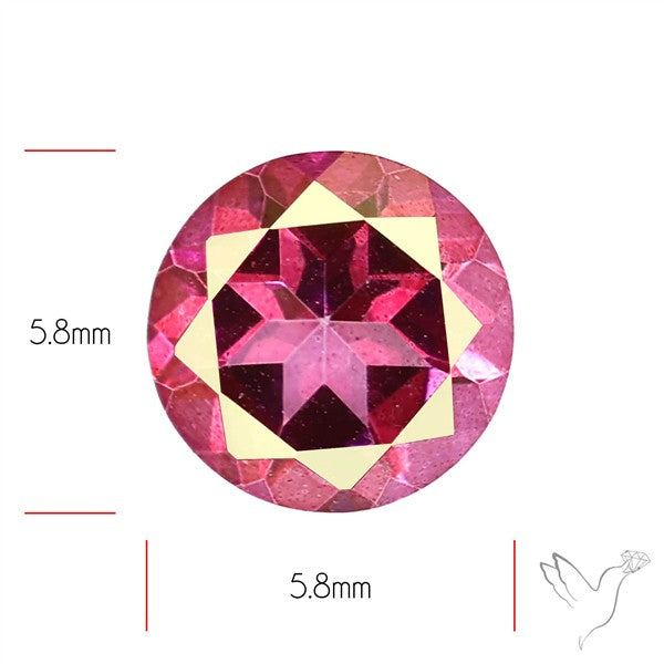 Faceted Pink Topaz