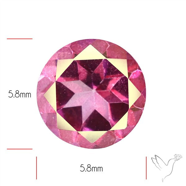 Faceted Pink Topaz