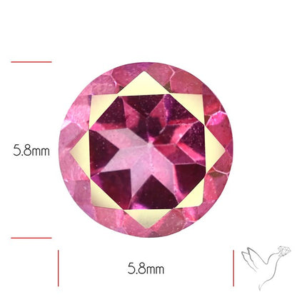 Faceted Pink Topaz