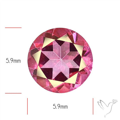 Faceted Pink Topaz Pair