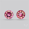 Faceted Pink Topaz Pair