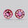 Faceted Pink Topaz Pair