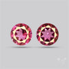 Faceted Pink Topaz Pair