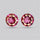 Faceted Pink Topaz Pair