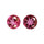 Faceted Pink Topaz Pair
